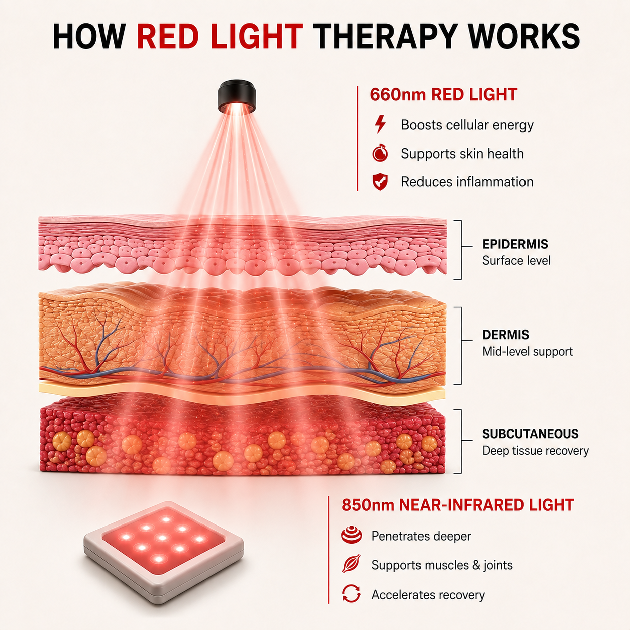 AUREVIX™ Red Light Therapy System
